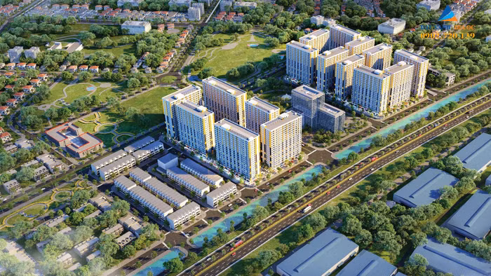 Phối cảnh dự án nhà ở xã hội Evergreen Bắc Giang