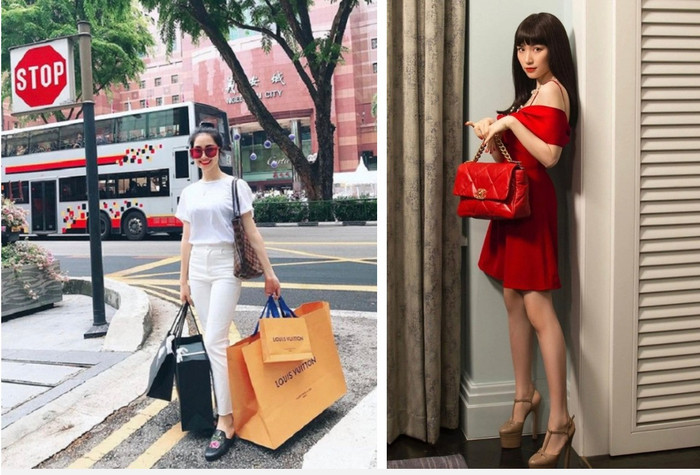 Những chiếc túi hiệu giá trên trăm triệu đồng của Hòa Minzy