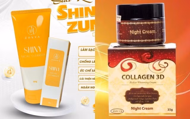 2 trong số 9 sản phẩm mỹ phẩm của Công ty TNHH thương mại tổng hợp & dịch vụ Linh Anh bị đình chỉ lưu hành và thu hồi trên toàn quốc