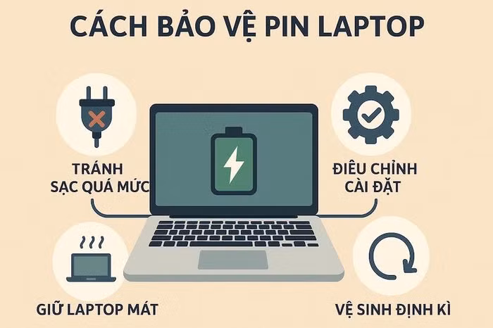 Bí quyết giúp kéo dài tuổi thọ pin laptop