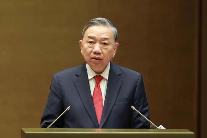 Tổng Bí thư Tô Lâm phát biểu tại Hội nghị toàn quốc nghiên cứu, học tập, quán triệt và triển khai thực hiện Nghị quyết Đại hội XIV của Đảng