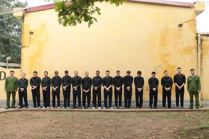 Các đối tượng và vật chứng trong vụ án tại Cơ quan Công an