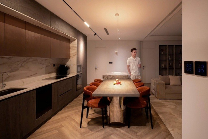 “Khám” căn hộ bạc tỷ của Quả bóng vàng Hoàng Đức tại Hà Nội