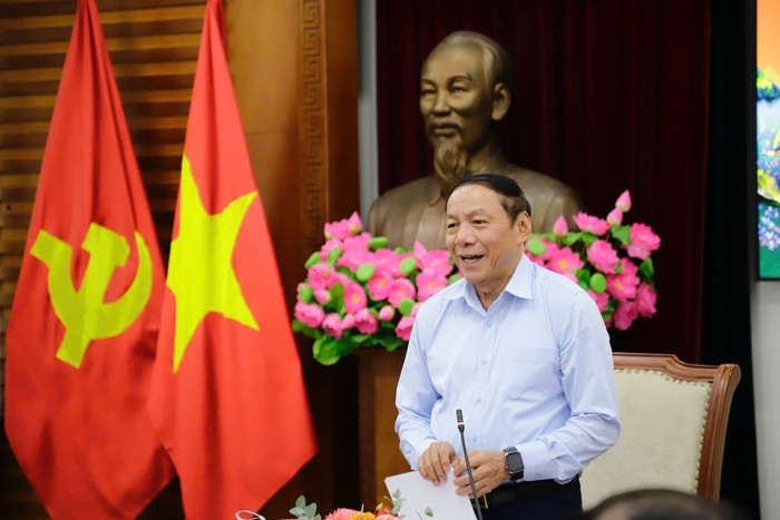Bộ trưởng Bộ Văn hóa, Thể thao và Du lịch Nguyễn Văn Hùng phát biểu chỉ đạo tại Hội nghị z678847297003417831b79fc25458b7e811ae9b30dce5c-1752071620473367265283-1996.jpg