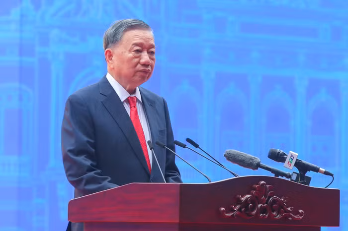 Tổng Bí thư, Chủ tịch nước Tô Lâm phát biểu tại Lễ kỷ niệm 50 năm thành phố Sài Gòn - Gia Định vinh dự mang tên Chủ tịch Hồ Chí Minh