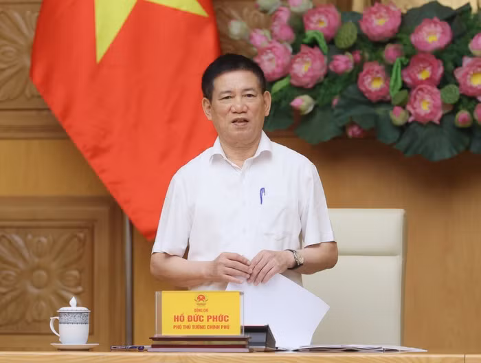 Phó Thủ tướng Chính phủ Hồ Đức Phớc, Trưởng Ban Chỉ đạo Phòng chống rửa tiền quốc gia đã chủ trì cuộc họp Ban Chỉ đạo phòng chống rửa tiền