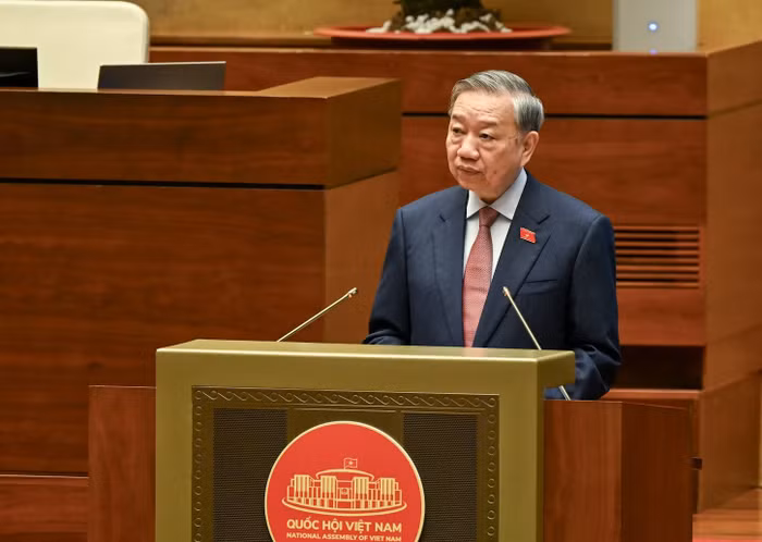 Tổng Bí thư Tô Lâm phát biểu chỉ đạo tại phiên khai mạc Kỳ họp thứ Nhất, Quốc hội khóa 16 sáng 6/4 