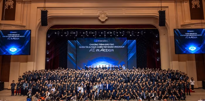 500 học viên đầu tiên chính thức gia nhập Chương trình Đào tạo 20.000 Nhân tài AI thực chiến của Tập đoàn Vingroup