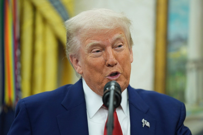 Tổng thống Donald Trump phát biểu tại Nhà Trắng ngày 28/5. Ảnh: AP