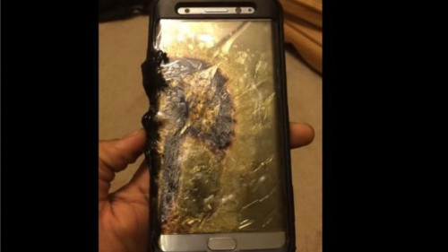 Chiếc Galaxy Note 7 bị lỗi của Ariel Gonzalez. Chiếc Galaxy Note 7 bị lỗi của Ariel Gonzalez.