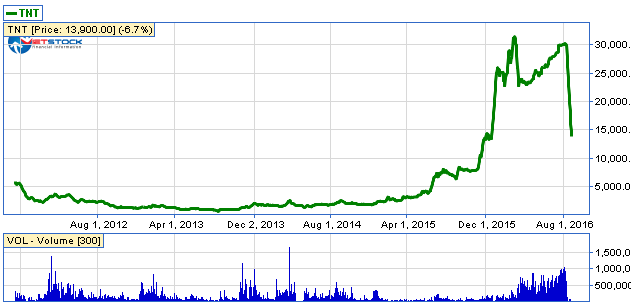Sau “scandal” làm giá, cổ phiếu TNT lại biến động lạ ảnh 1