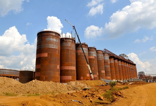 Dự án Alumin Nhân cơ do nhà thầu Chalieco (Trung Quốc) thi công