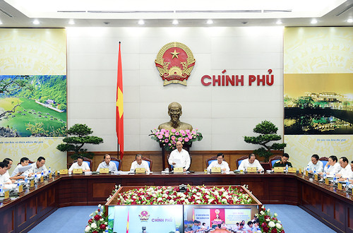 Hội nghị về cải cách hành chính diễn ra sáng 17/8. Ảnh: Quang Hiếu Hội nghị về cải cách hành chính diễn ra sáng 17/8. Ảnh: Quang Hiếu