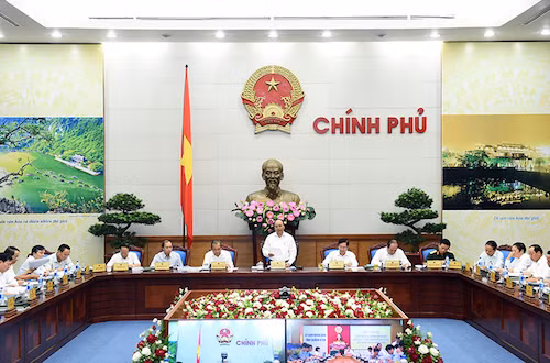 Hội nghị về cải cách hành chính diễn ra sáng 17/8. Ảnh: Quang Hiếu