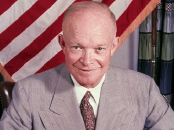 Eisenhower, tổng thống thứ 34 của Mỹ. Ảnh: History