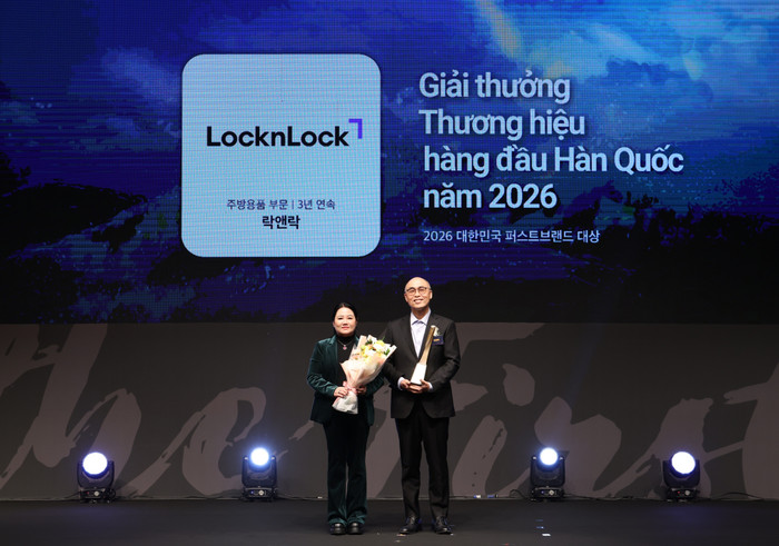 LocknLock chiến thắng đậm tại Giải thưởng Thương hiệu Hàn Quốc 2026