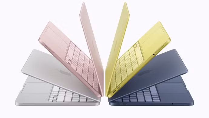 MacBook Neo có 4 màu cho người dùng lựa chọn