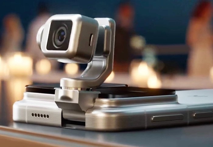  Tham vọng bứt phá phân khúc cao cấp, một thương hiệu Trung Quốc ra mắt điện thoại gắn cánh tay robot