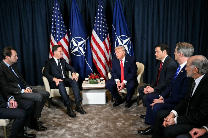 Tổng thống Mỹ Donald Trump đã có cuộc gặp với các Tổng Thư ký NATO Mark Rutte
