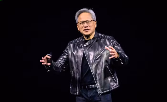 CEO Nvidia Jensen Huang tại sự kiện GTC AI Conference vào tháng 3/2025