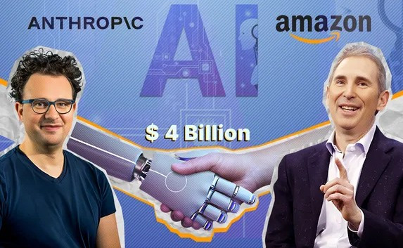 Amazon rót thêm 4 tỷ USD vào đối thủ lớn nhất của OpenAI