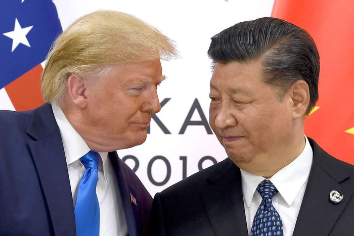 Tổng thống Mỹ Donald Trump và Chủ tịch Trung Quốc Tập Cận Bình tại Hội nghị G20 diễn ra ở Osaka (Nhật Bản) vào năm 2019