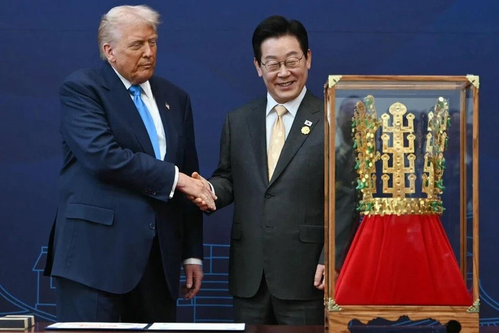Tổng thống Mỹ Donald Trump và Tổng thống Hàn Quốc Lee Jae Myung