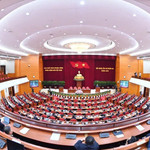 Quang cảnh Hội nghị Trung ương 12 của Đảng