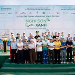 Đại diện của hơn 11 doanh nghiệp, tổ chức, đơn vị phối hợp và người dân địa phương đã tham gia lễ phát động Chiến dịch Nghi Sơn Xanh 2026.