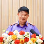 Ông Nguyễn Huy Tiến, Ủy viên Trung ương Đảng, Bí thư Đảng uỷ, Viện trưởng VKSND tối cao phát biểu chỉ đạo tại Hội nghị học tập, quán triệt thực hiện Chỉ thị số 06-CT/TW ngày 06/6/2026 của Bộ Chính trị về tăng cường sự lãnh đạo của Đảng đối với công tác kiểm sát nhân dân trong giai đoạn mới, vừa được tổ chức tại Hà Nội