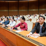 Các đại biểu bấm nút thông qua luật sáng 16/6