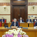 Tổng Bí thư Tô Lâm phát biểu tại cuộc họp