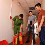 Cơ quan Công an kiểm tra công tác phòng cháy, chữa cháy