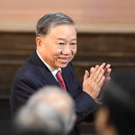 Tổng Bí thư Tô Lâm dự "Lễ công bố Nghị quyết của Quốc hội về sáp nhập tỉnh, thành phố cùng các quyết định của Trung ương Đảng thành lập đảng bộ tỉnh và nhân sự lãnh đạo địa phương" tại TP.HCM