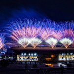 Màn tổng duyệt trình diễn pháo hoa trong khuôn khổ chương trình nghệ thuật đặc biệt "Dưới lá cờ vẻ vang của Đảng" vào tối 21/1