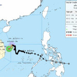 Bão số 15 suy yếu thành áp thấp nhiệt đới