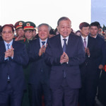 Tổng Bí thư Tô Lâm, Thủ tướng Chính phủ Phạm Minh Chính dự lễ khởi công nhà máy chế tạo chip bán dẫn đầu tiên tại Việt Nam