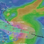 Hướng di chuyển của bão Kalmaegi