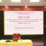 100% cử tri nơi cư trú tín nhiệm ông Trần Thọ Hiển ứng cử đại biểu HĐND thành phố Hà Nội