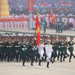 Khối diễu binh của Quân đội nhân dân Việt Nam tại A80