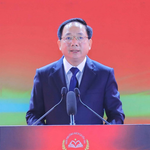 Ông Trịnh Văn Quyết, Ủy viên Bộ Chính trị, Bí thư Trung ương Đảng, Trưởng Ban Tuyên giáo và Dân vận Trung ương, phát biểu tại Lễ trao Giải thưởng Sách Quốc gia lần thứ 8 tối 8/3