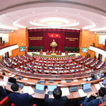 Quang cảnh Hội nghị Trung ương 14, ngày 5 và 6/11 vừa qua