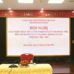 100% cử tri nơi cư trú tín nhiệm ông Trần Thọ Hiển ứng cử đại biểu HĐND thành phố Hà Nội