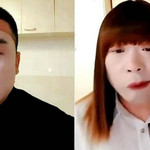 Người đàn ông giả gái trước và sau khi trang điểm để lừa tình thanh niên trẻ. Ảnh: Guangming/Xinhua