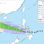 Bão Kalmaegi giật cấp 17 và đang mạnh thêm “nhắm” thẳng khu vực từ Đà Nẵng đến Khánh Hoà