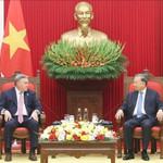 Tổng Bí thư Tô Lâm tiếp ông Eric Hambly, Chủ tịch Hội đồng quản trị kiêm Tổng Giám đốc điều hành Tập đoàn Murphy Oil