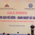 Hơn 300 doanh nghiệp hội tụ tại chương trình Gala Dinner "Chính sách mở đường - Doanh nghiệp cất cánh"