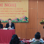 Công ty CP Đầu tư Phát triển Hà Nội tổ chức Hội nghị lấy ý kiến cử tri nơi công tác giới thiệu người ứng cử đại biểu HĐND thành phố Hà Nội