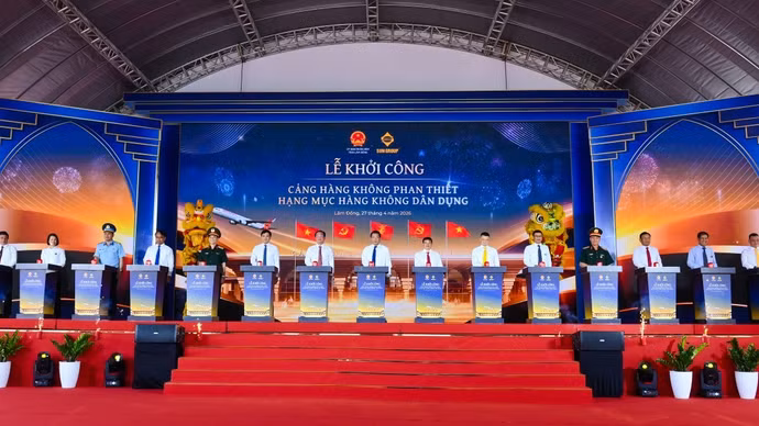 Cảng hàng không dân dụng Phan Thiết dự kiến được hoàn thành vào năm 2027