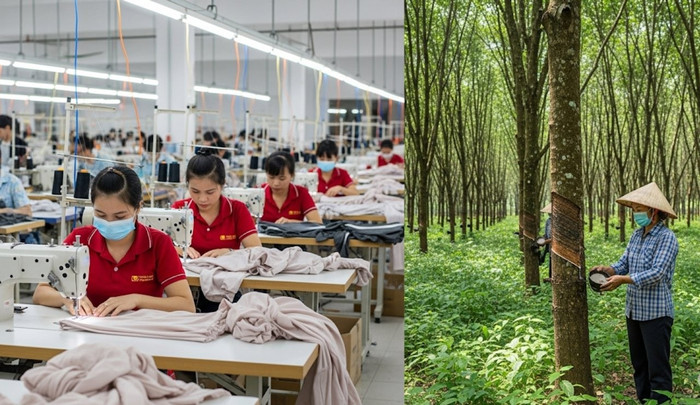 Một số doanh nghiệp dệt may, cao su bứt tốc nửa đầu 2025